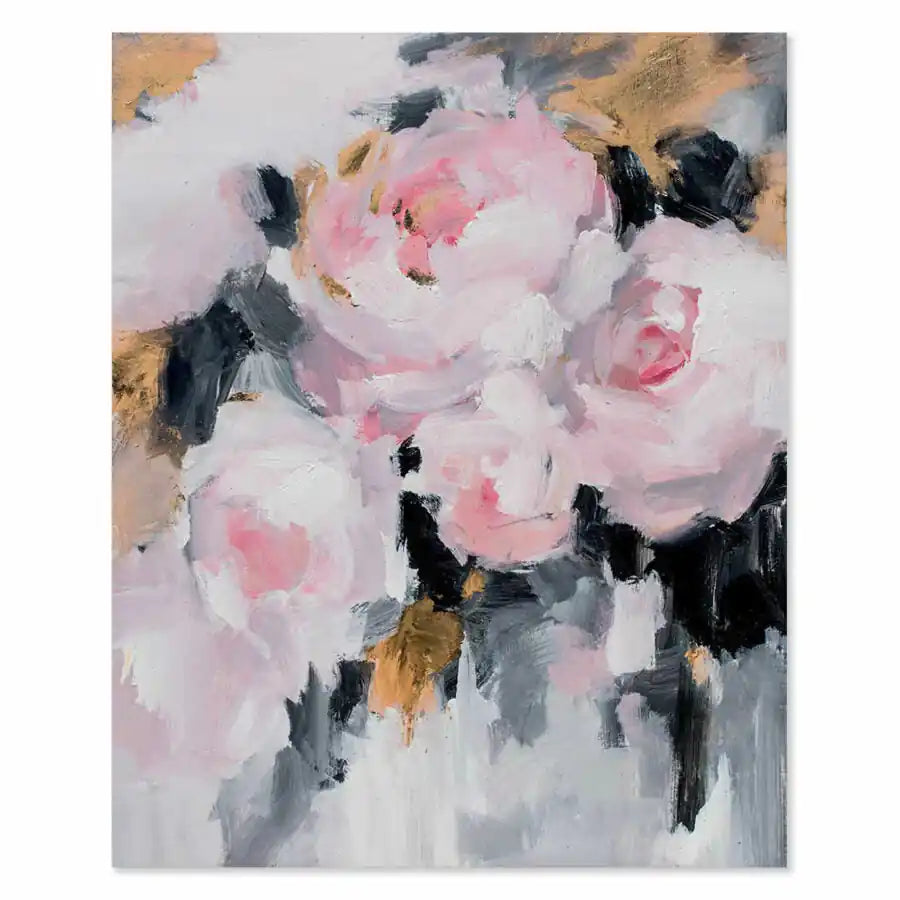 Pink roses 80×100