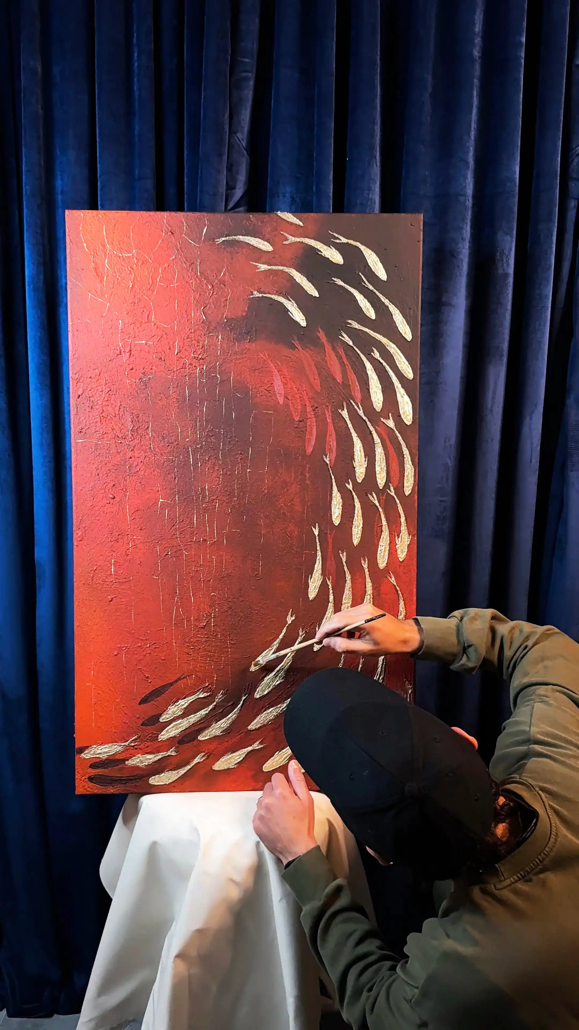 FISH VORTEX RED
