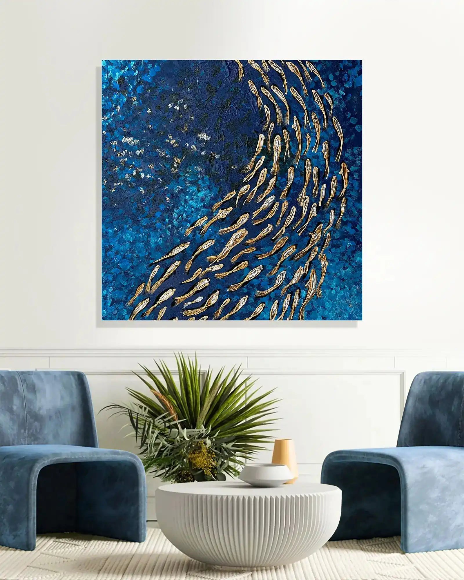FISH VORTEX MARINE - Alessandro Vinci - Quadri Su Commissione