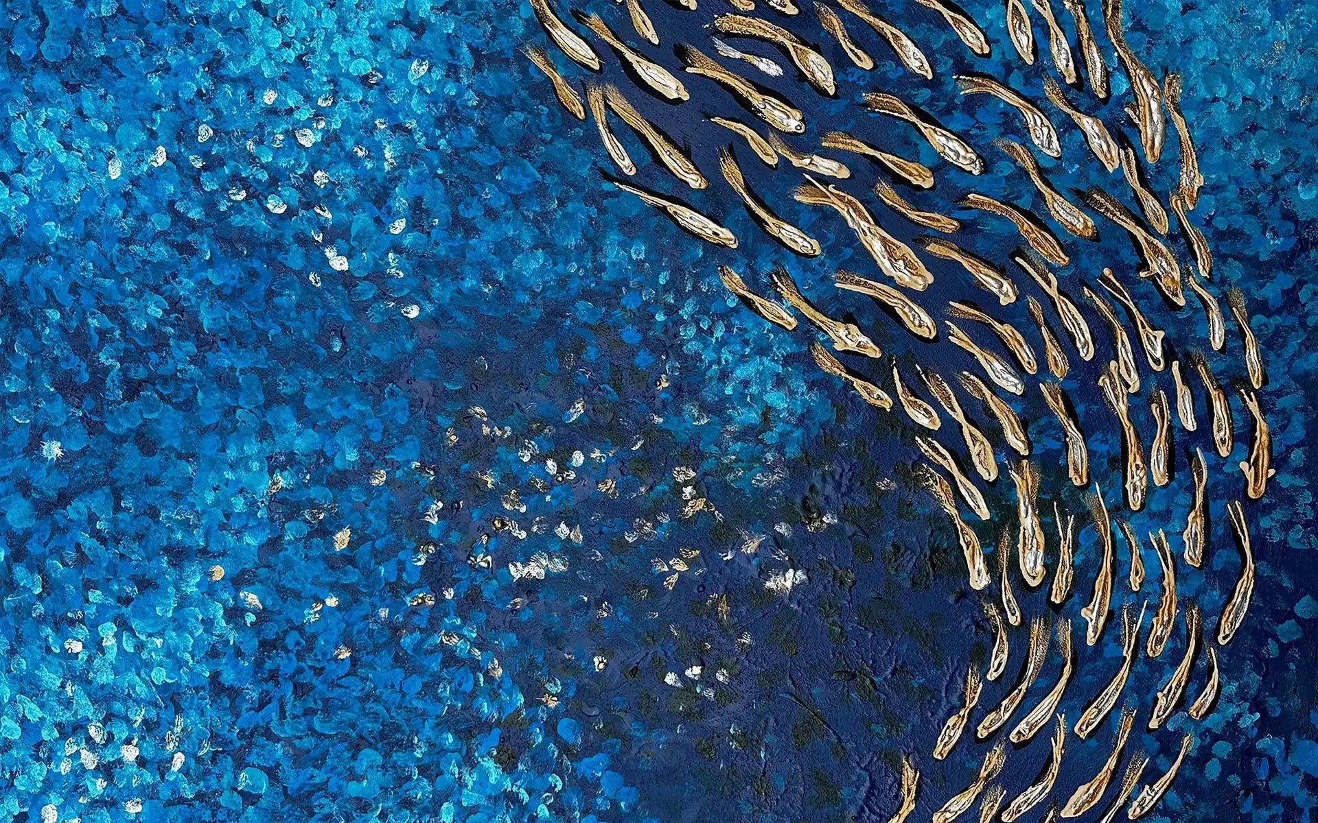 FISH VORTEX MARINE - Alessandro Vinci - Quadri Su Commissione