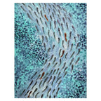 FISH VORTEX MEDITATION BLUE - Alessandro Vinci - Quadri Su Commissione