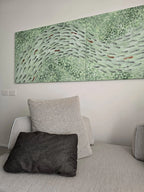 FISH VORTEX MEDITATION VERDE - Alessandro Vinci - Quadri Su Commissione