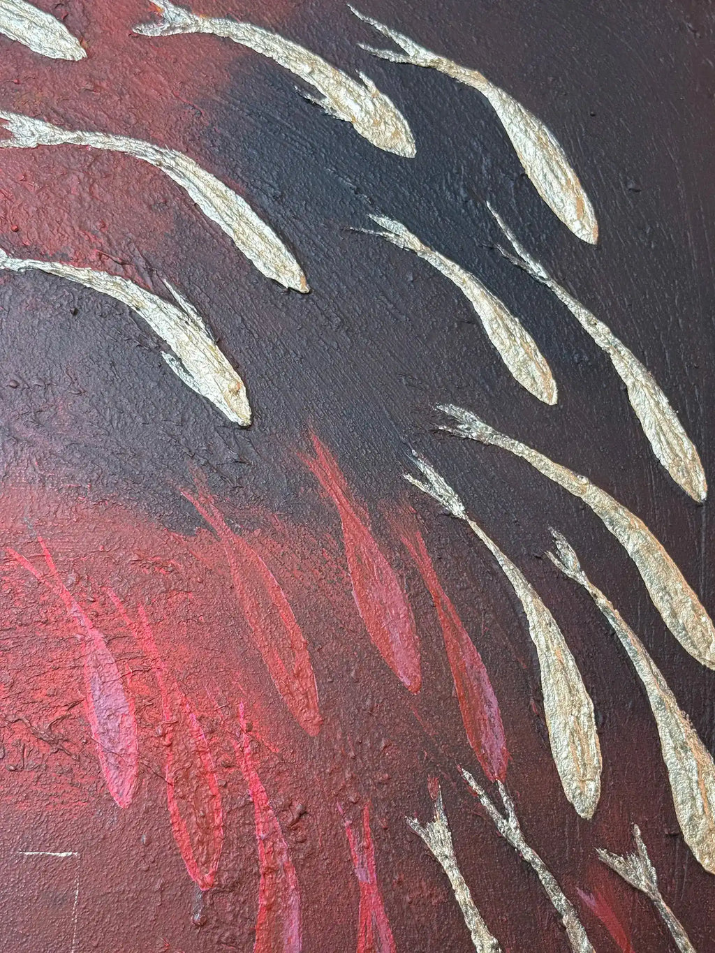 FISH VORTEX RED - Alessandro Vinci - Quadri Su Commissione